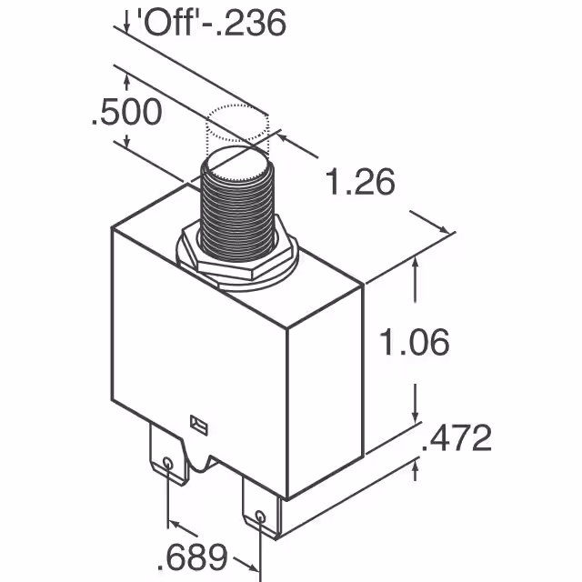 1658-A00-00-P10-6A E-T-A Disyuntores